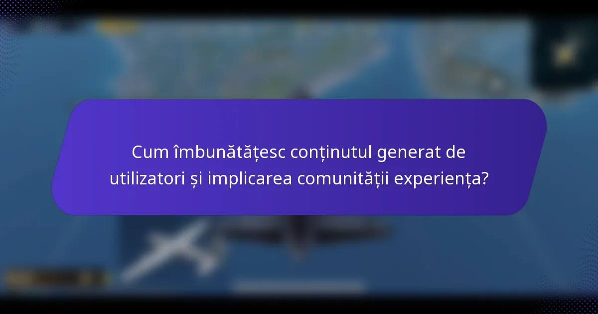 Cum îmbunătățesc conținutul generat de utilizatori și implicarea comunității experiența?